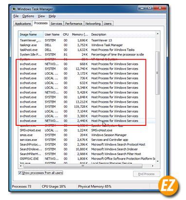 Svchost.exe chúng là gì Sửa lỗi svhost chiếm nhiều Ram, Cpu -may-tinh