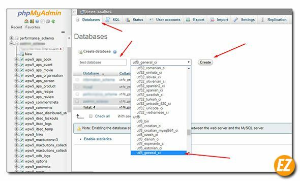 Import/ export database phpMyAdmin khi chuyển điểm lưu trữ dữ liệu website
