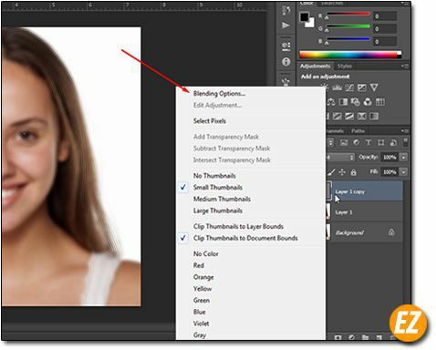 làm mịn da bằng photoshop