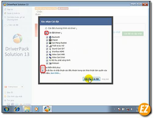 cài đặt driver không cần wifi bằng Virtual Clone Drive và Driver Pack Solution
