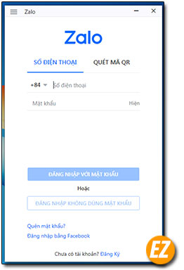 Hoàn thành quá trình cài đặt zalo