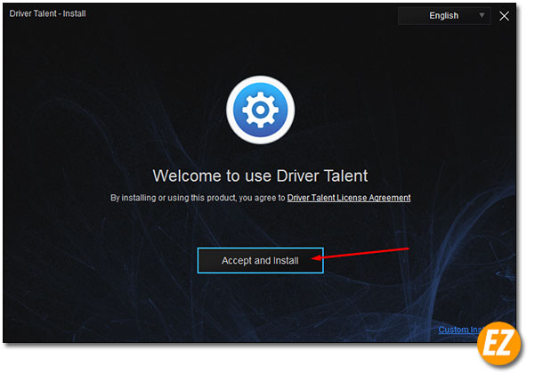 tiến hành cài đặt driver talent pro full