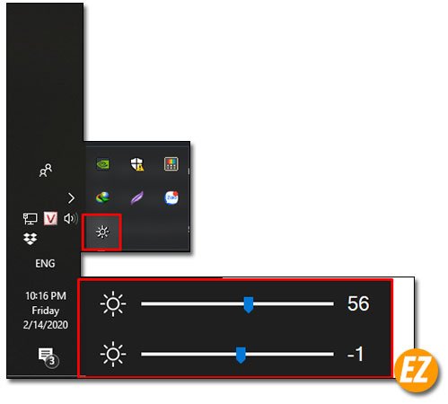 Điều chỉnh độ sáng màn hình cho PC