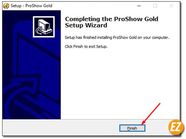 Thông báo cài đặt phần mềm Proshow Gold 9 Full thành công lần 2
