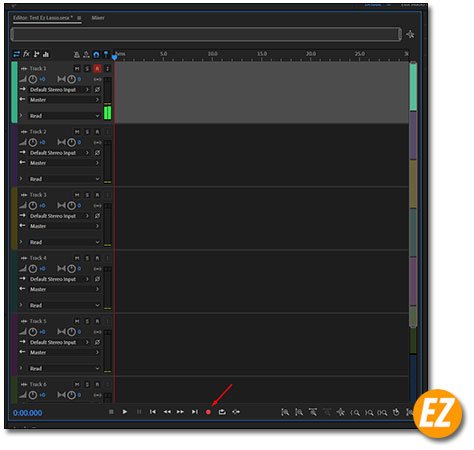 Bắt đầu ghi âm bằng adobe audition cc 2019