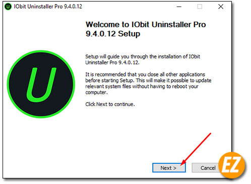 Chào mừng cài đặt phần mềm IObit Uninstaller Pro 9 full