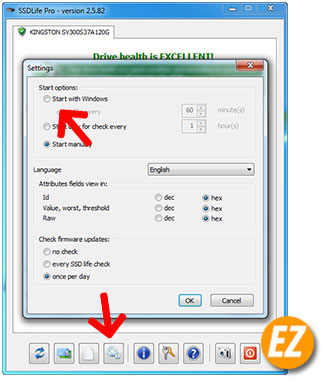 Phần mềm kiểm tra ổ cứng SSD SSDLife Pro 2.5.82