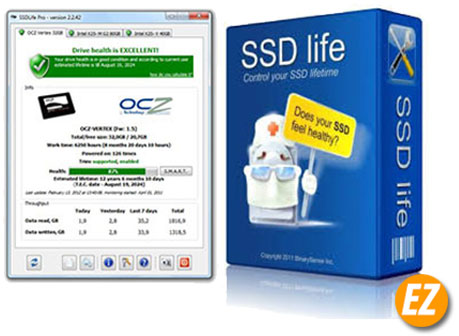 Phần mềm kiểm tra ổ cứng SSD SSDLife Pro 2.5.82