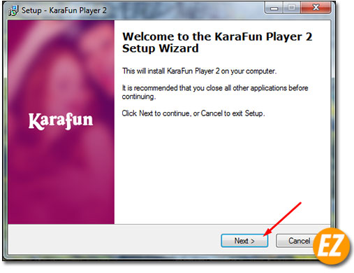 Chào mừng cài đặt phần mềm Karafun player