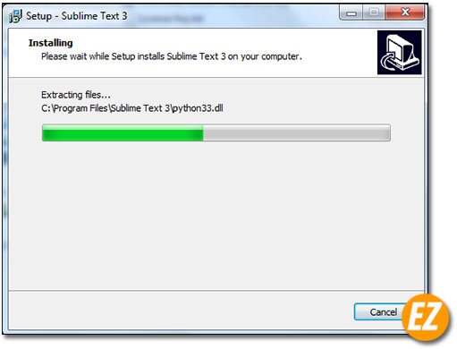 Quá trình cài đặt phần mềm Sublime Text 3.2.2 Build 3211