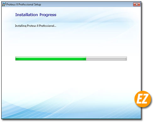 Quá trình cài đặt tự động phần mềm Proteus 8 Professional Full