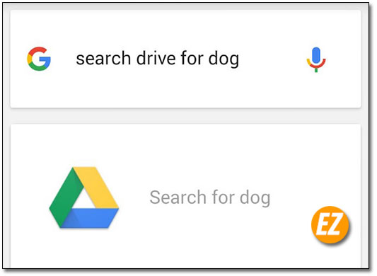 Tìm kiếm Google Drive trên diện thoại