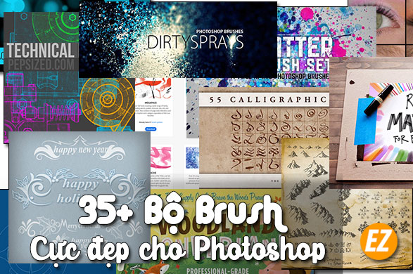 35+ bộ Brush cực đẹp cho photoshop - miễn phí dễ sử dụng - Ez