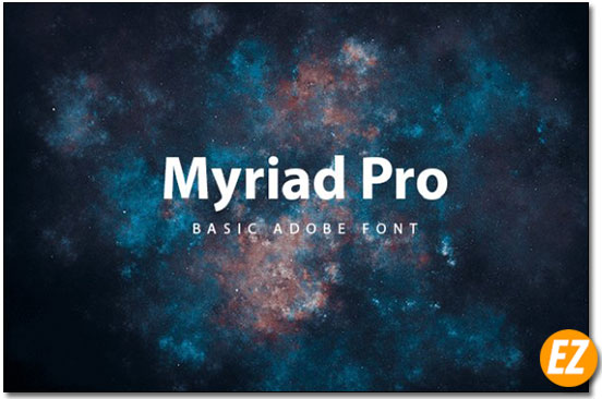 Font Myriad pro