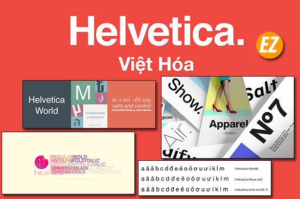 Font Helvetica Việt Hoá