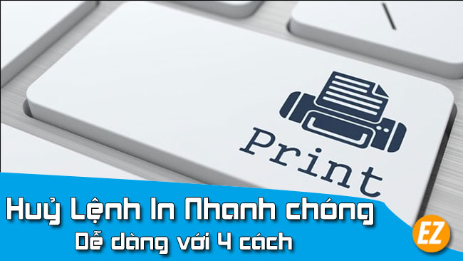 Xoá lệnh in trên máy tính nhanh chóng