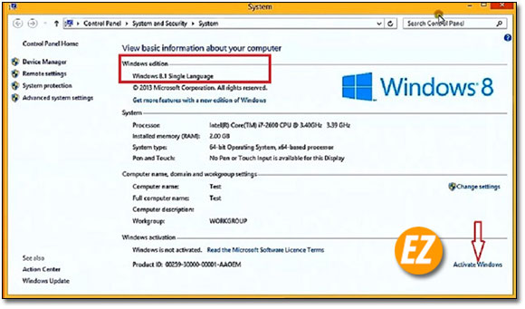 Active windows 8 và windows 8.1