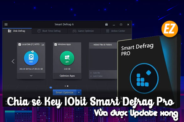 Chia sẽ key IObit Smart Defrag Pro