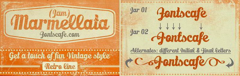 font chữ Retro - Font Vintage, tải miễn phí