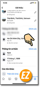 Chọn chỉnh sửa cơ bản trên điện thoại