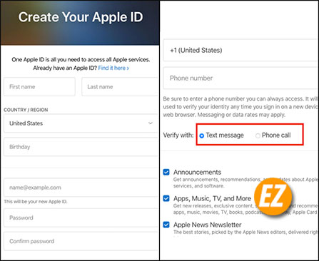 Cách tạo ID Apple trên IPhone/Ipad và Macbook rất nhanh chóng