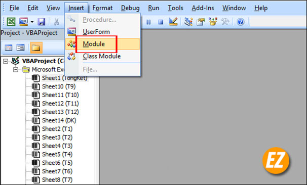 Cách tự động cập nhập thời gian chỉnh sửa file Excel