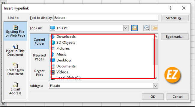 Chèn Link vào ô trong Excel, Cách tạo HyperLink trong Excel cực đơn giản