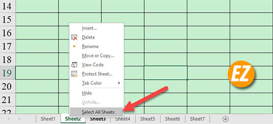 Cách xóa nhiều sheet trong Excel
