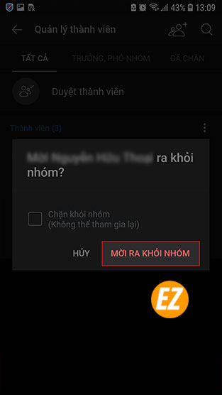 Cách xóa thành viên ra khỏi group zalo, Giải tán Group Zalo đơn giản nhất.