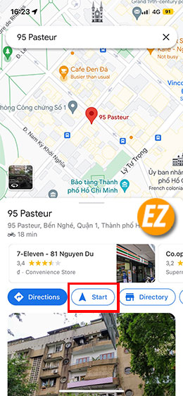 Cách tìm cây xăng gần nhất trên Google Maps