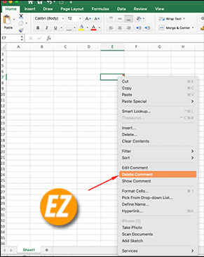 cách ghi chú trong Excel - comment trong Excel