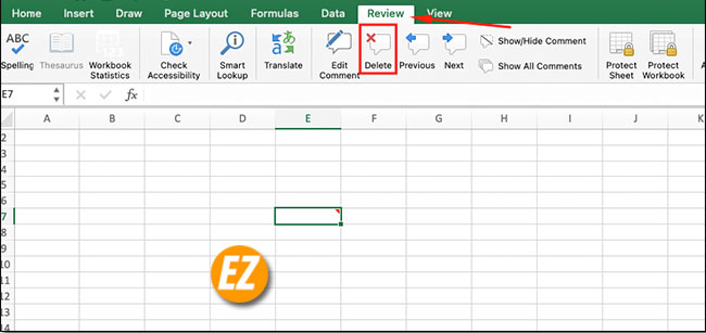 cách ghi chú trong Excel - comment trong Excel