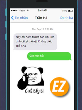 Cách fake tin nhắn Iphone chế tin nhắn Messenger