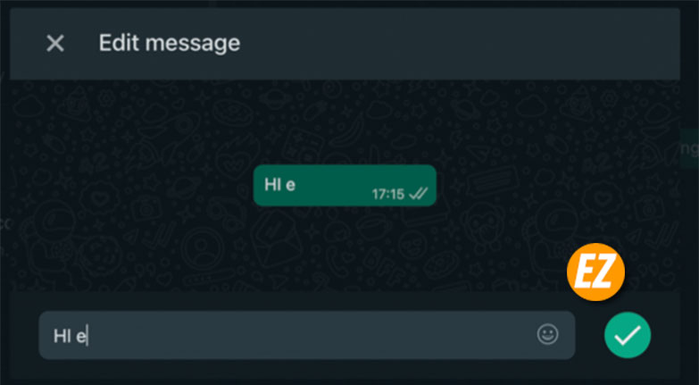 cách chỉnh sửa tin nhắn trên Whatsapp