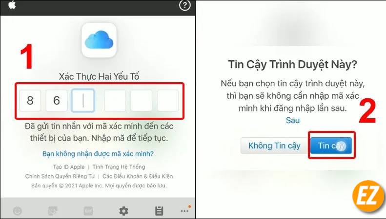 cách xem ảnh trên iCloud