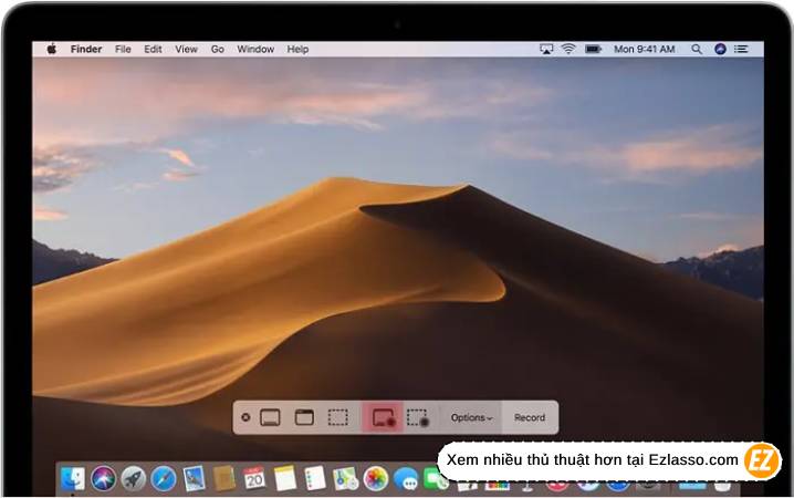 Cách quay màn hình Macbook