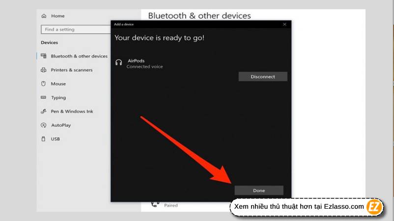 kết nối AirPods với MacBook và laptop windows