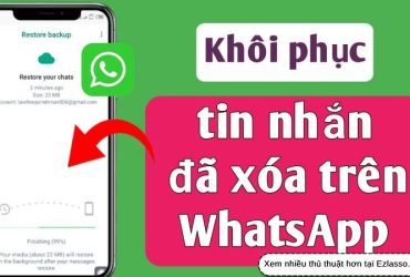 khôi phục tin nhắn trên WhatsApp