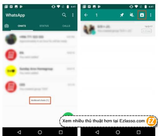 khôi phục tin nhắn trên WhatsApp