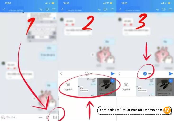 gửi ảnh HD qua Zalo trên máy tính và điện thoại