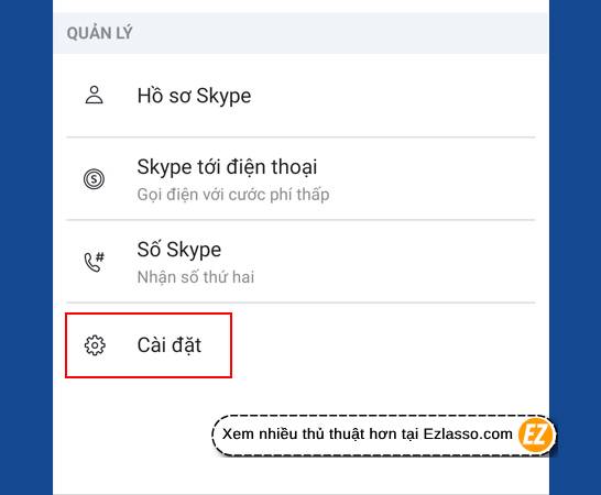 Kích hoạt Dark mode cho Skype - Đổi màu nền Skype