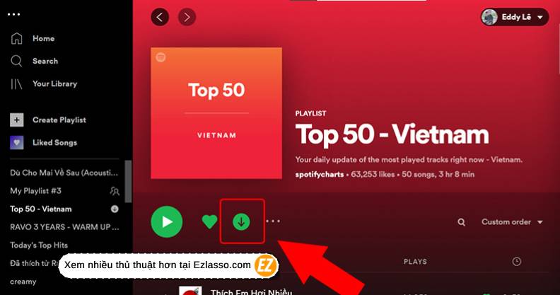 nghe nhạc Offline trên Spotify