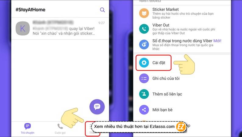 Cách chặn tin nhắn viber trên điện thoại - Người bị chặn VIber có biết không?