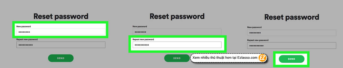 Reset Password Spotify