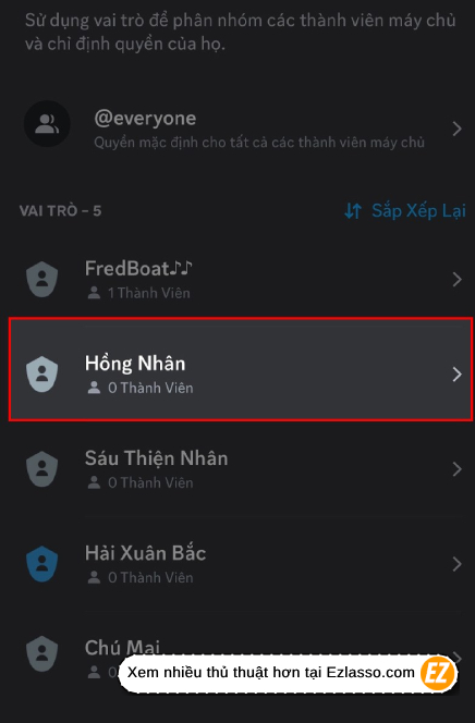 cách đổi màu tên trong discord