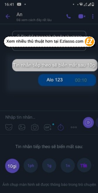 Cách Gửi Tin Nhắn Tự Động Hủy Trên Viber