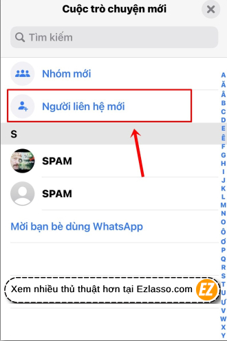 Tìm Bạn Trên WhatsApp