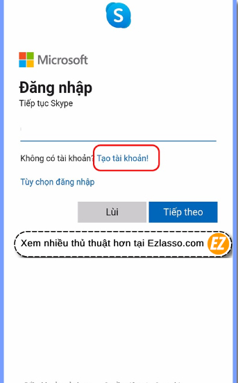 Hướng dẫn tạo tài khoản Skype trên iPhone