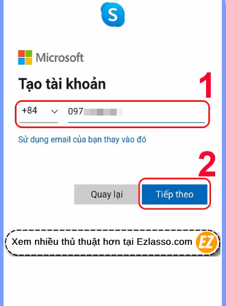 Hướng dẫn tạo tài khoản Skype trên iPhone