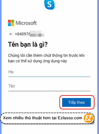 Hướng dẫn tạo tài khoản Skype trên iPhone